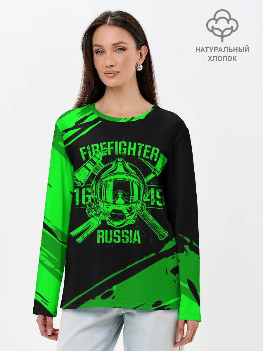 Лонгслив женский. Хлопок / FIREFIGHTER 1649 RUSSIA