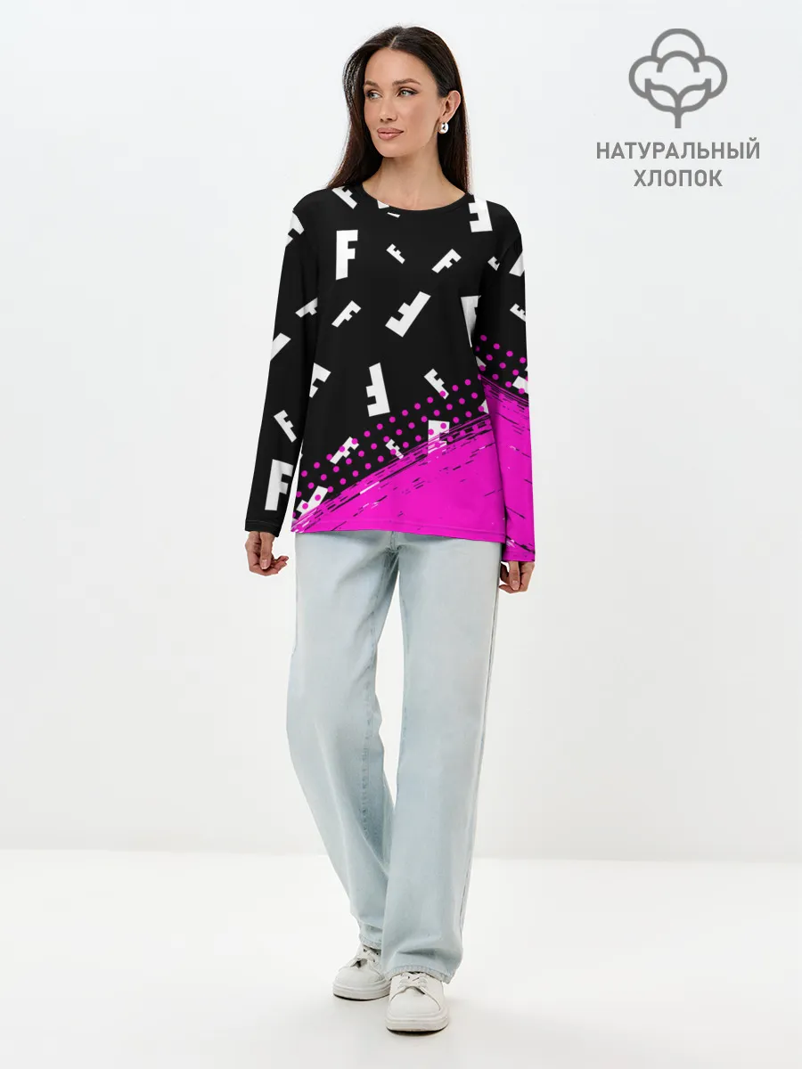 Лонгслив женский. Хлопок / FORTNITE / ФОРТНАЙТ