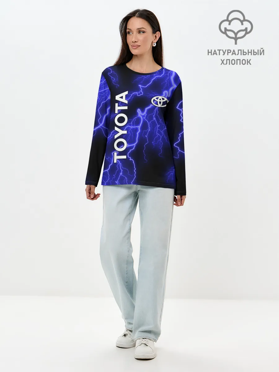 Лонгслив женский. Хлопок / TOYOTA