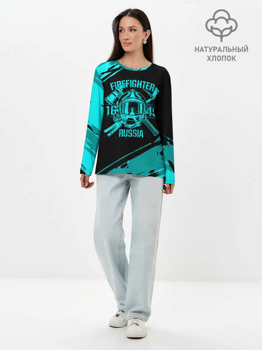 Лонгслив женский. Хлопок / FIREFIGHTER 1649 RUSSIA