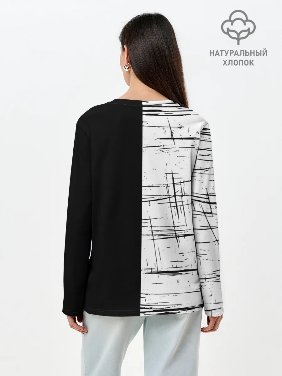 Лонгслив женский. Хлопок / FORTNITE MARSHMELLO.