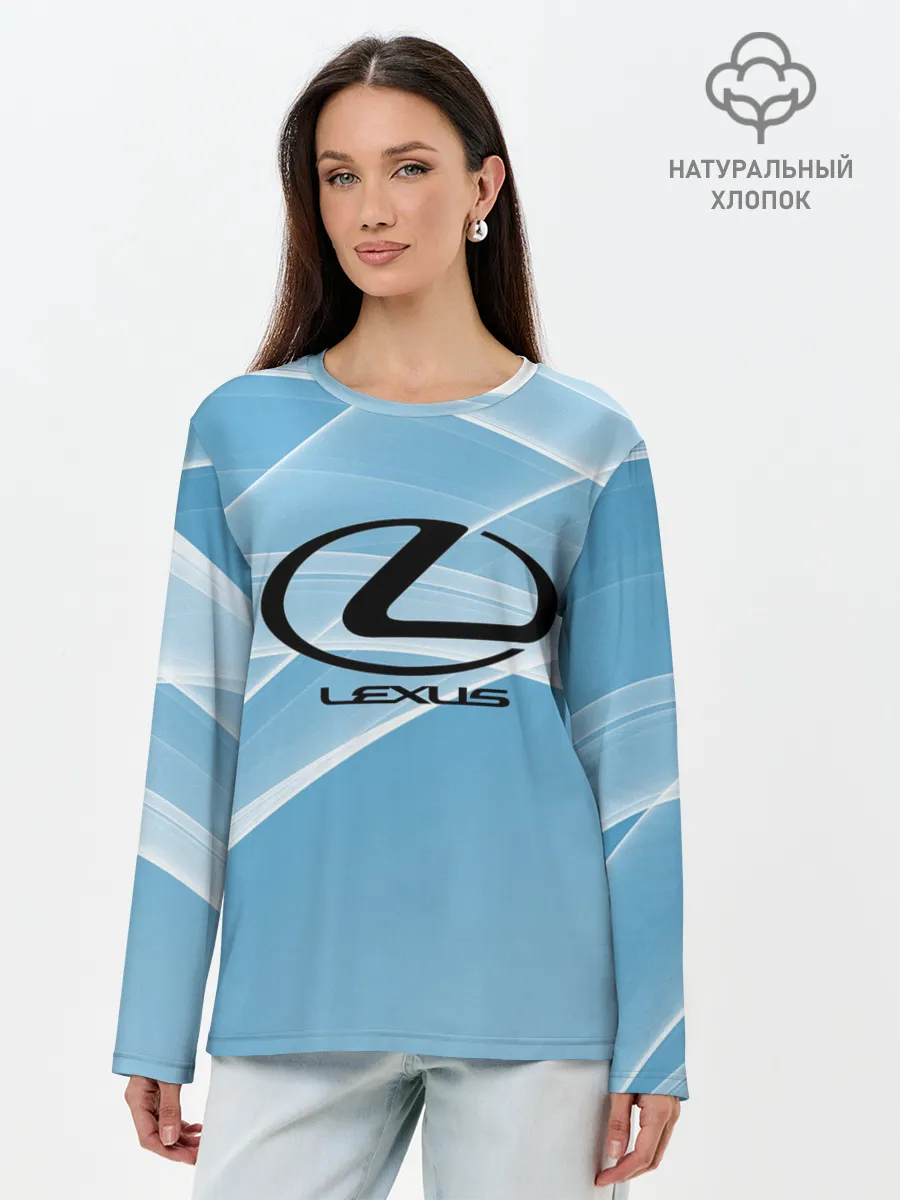 Лонгслив женский. Хлопок / lexus