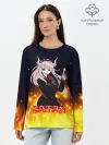 Лонгслив женский. Хлопок / Helltaker Satan Girl