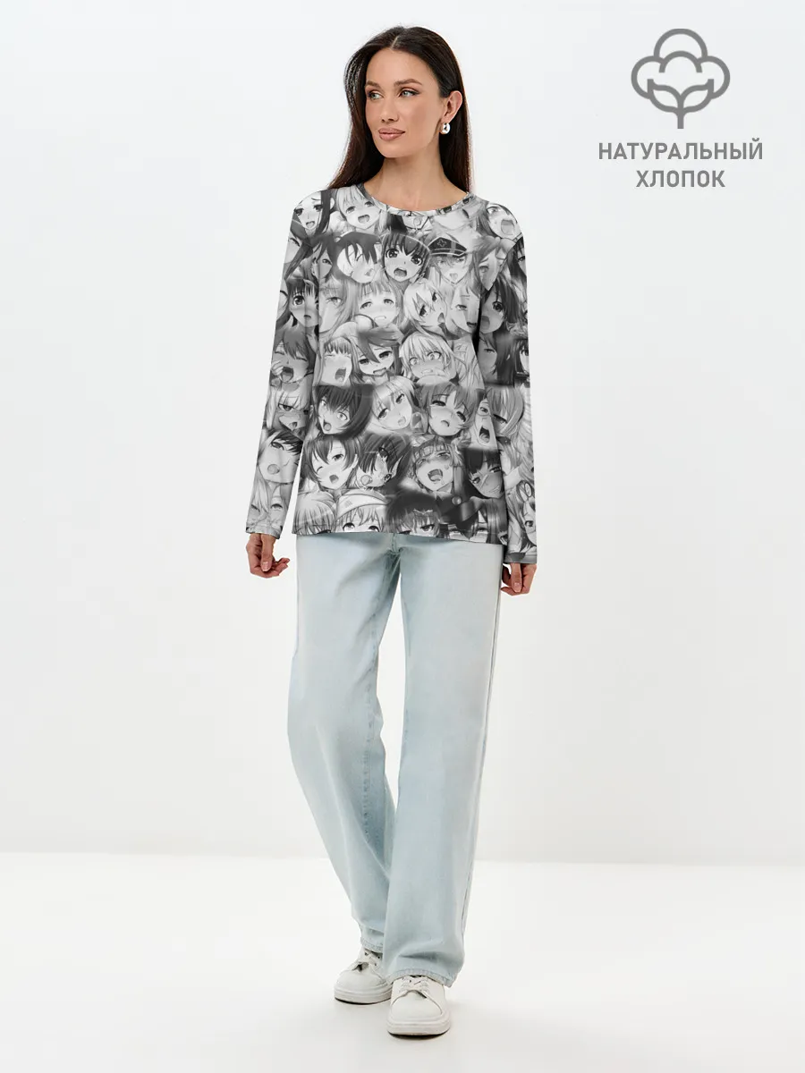 Лонгслив женский. Хлопок / SENPAI | СЕНПАЙ
