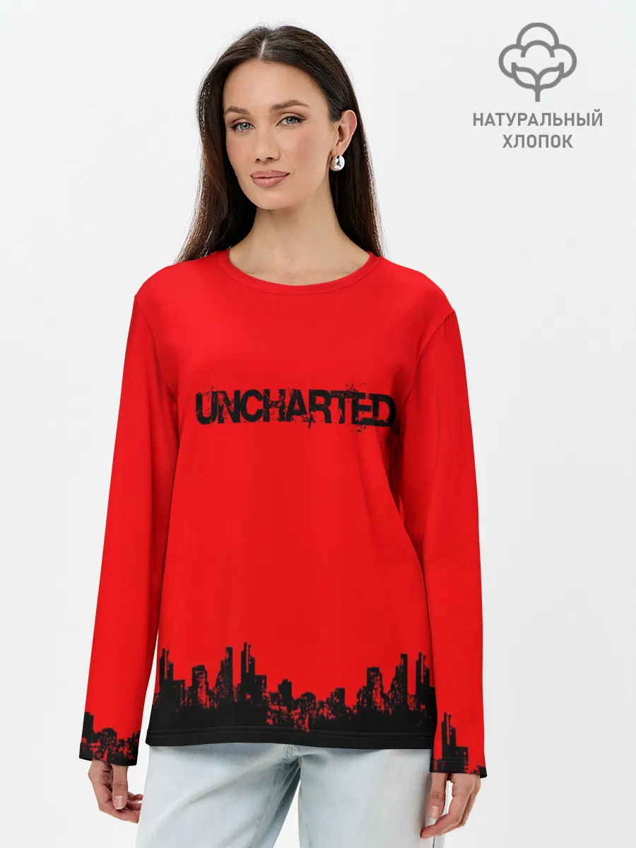 Лонгслив женский. Хлопок / Uncharted 2