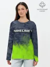 Лонгслив женский. Хлопок / MINECRAFT / МАЙНКРАФТ