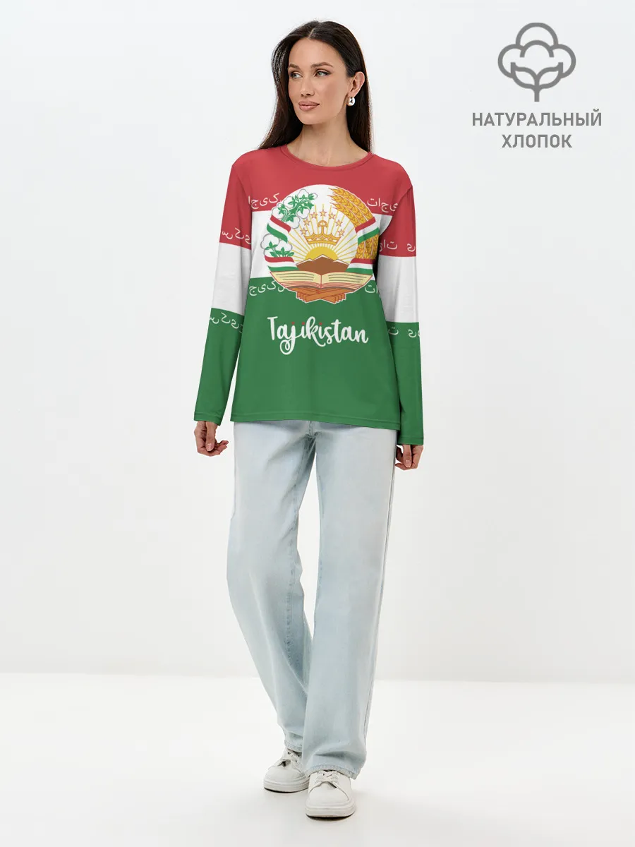 Лонгслив женский. Хлопок / Таджикистан