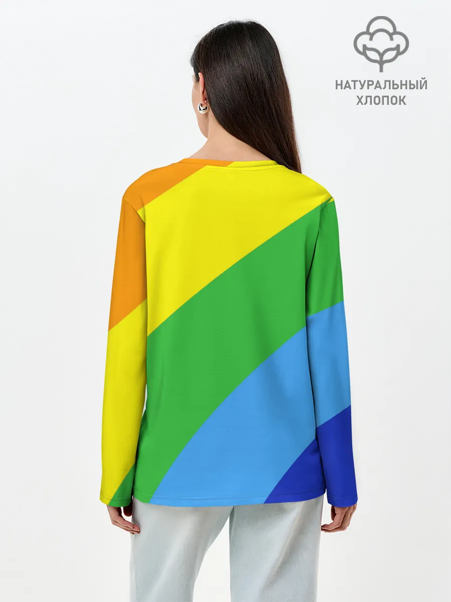 Лонгслив женский. Хлопок / 6ix9ine