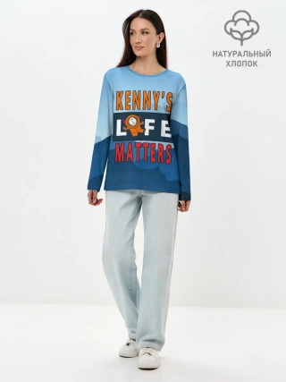 Лонгслив женский. Хлопок / Kennys LIFE matters