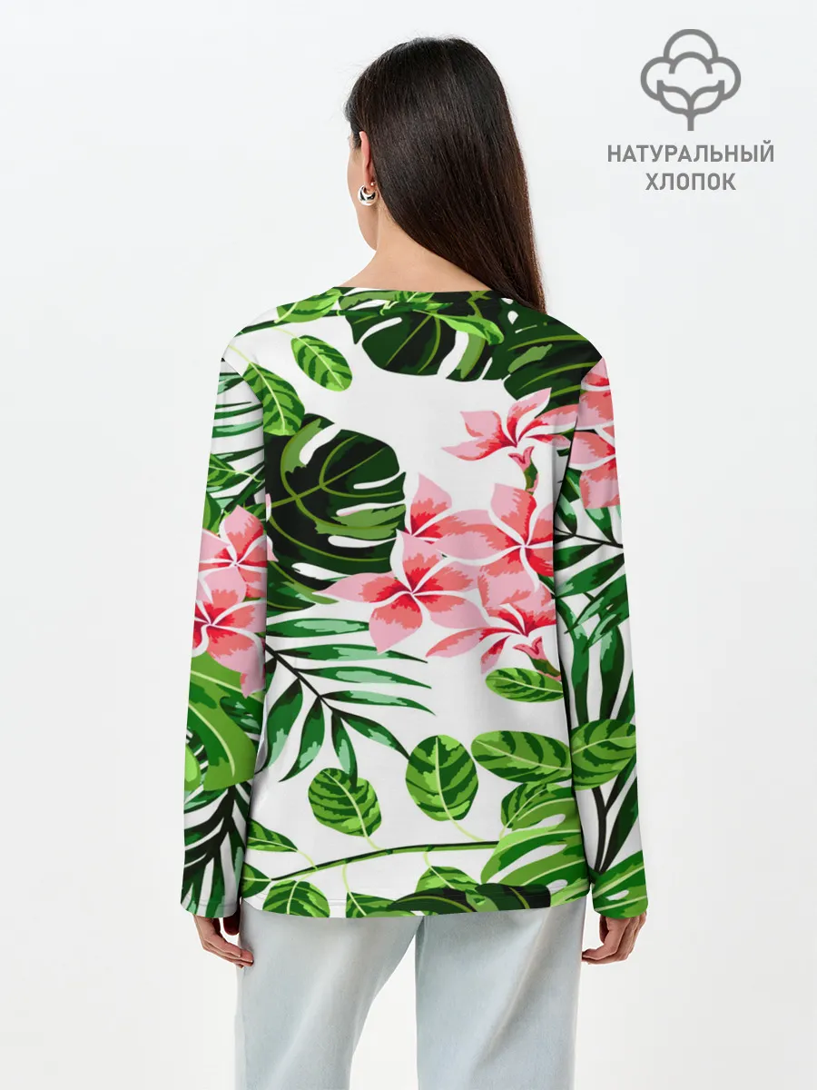 Лонгслив женский. Хлопок / ЛЕТО ТЕКСТУРА