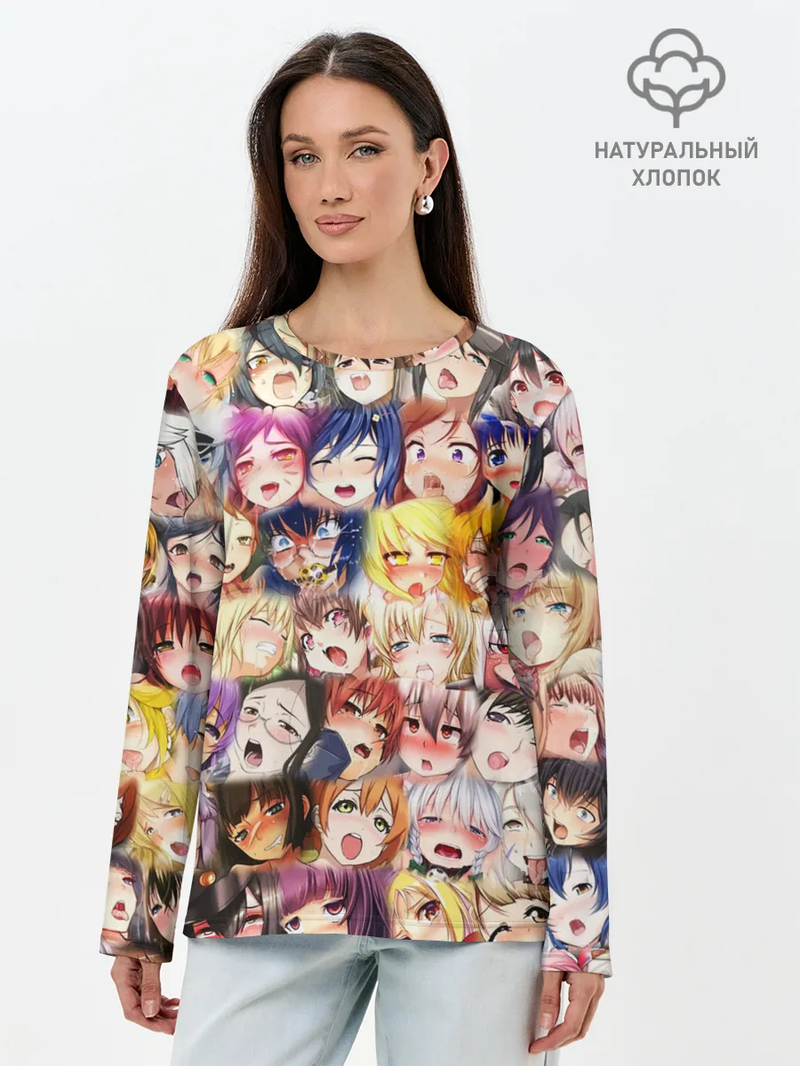 Лонгслив женский. Хлопок / SENPAI | СЕНПАЙ