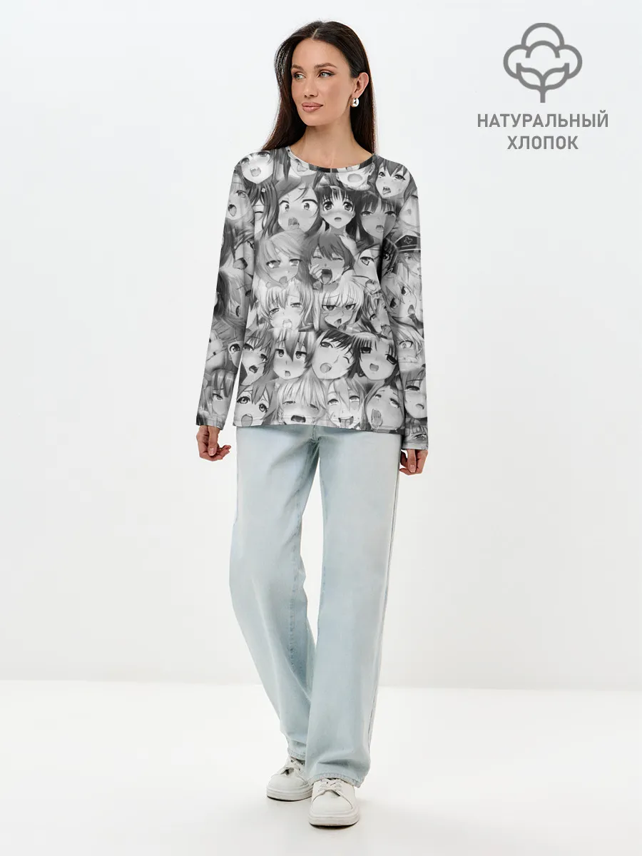 Лонгслив женский. Хлопок / SENPAI | СЕНПАЙ