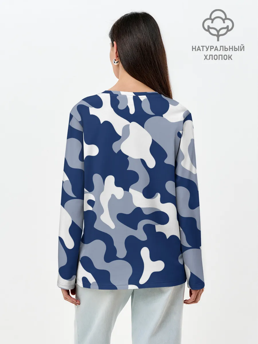 Лонгслив женский. Хлопок / RUSSIA / РОССИЯ