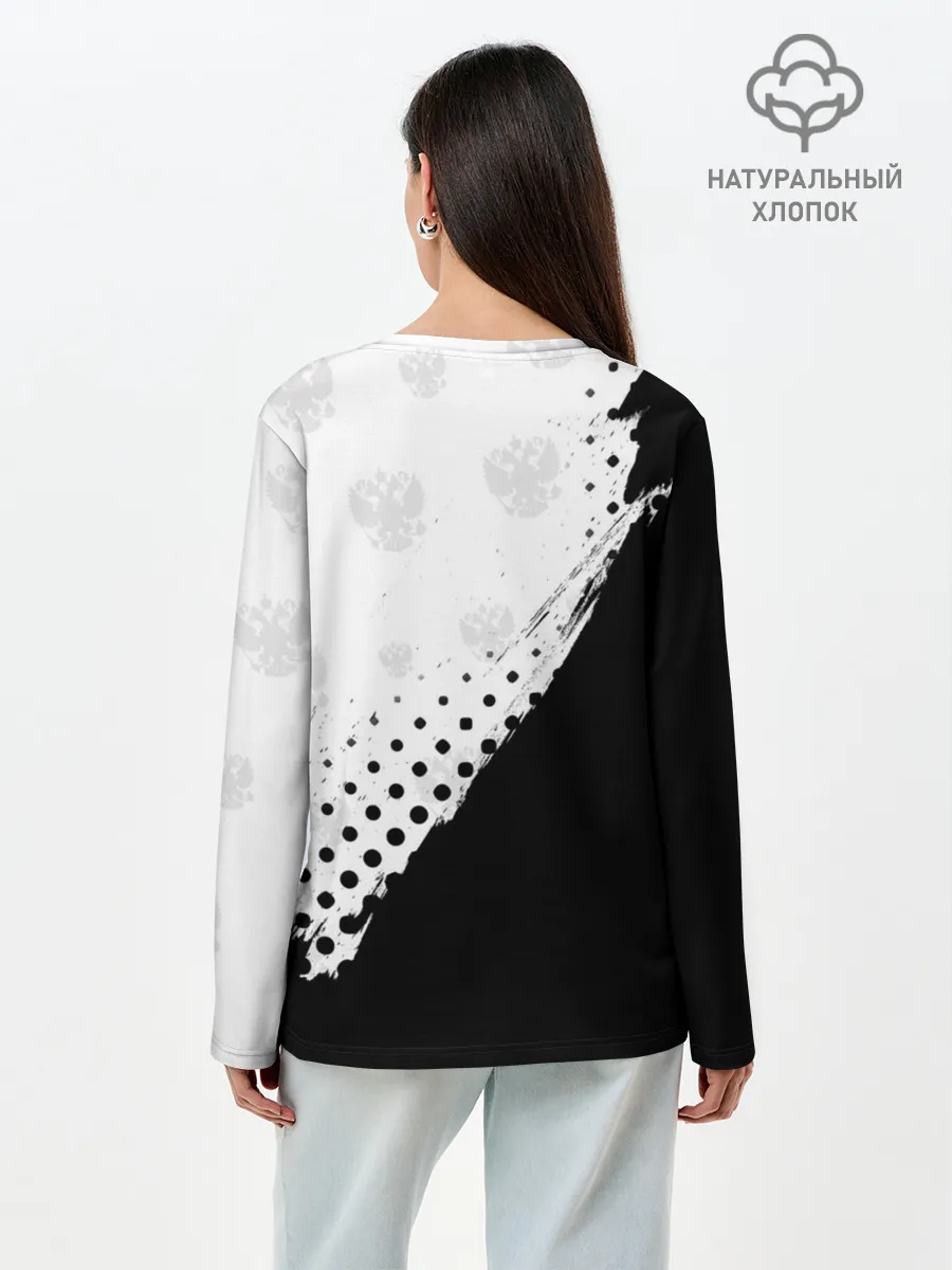 Лонгслив женский. Хлопок / РОССИЯ / RUSSIA