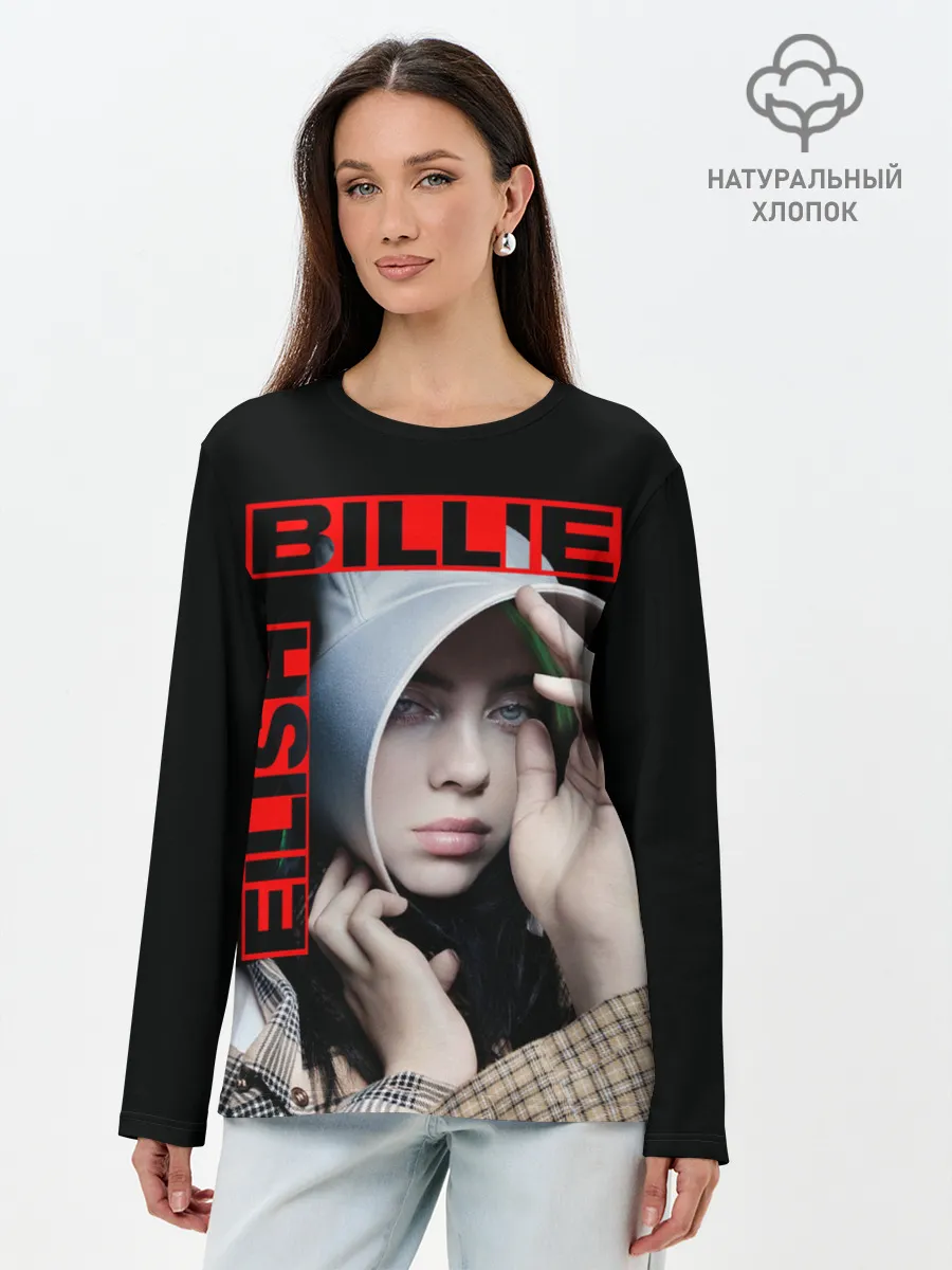 Лонгслив женский. Хлопок / BILLIE EILISH