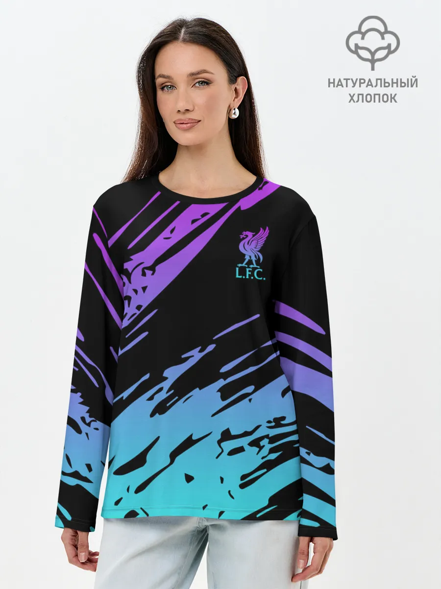 Лонгслив женский. Хлопок / Liverpool F.C.