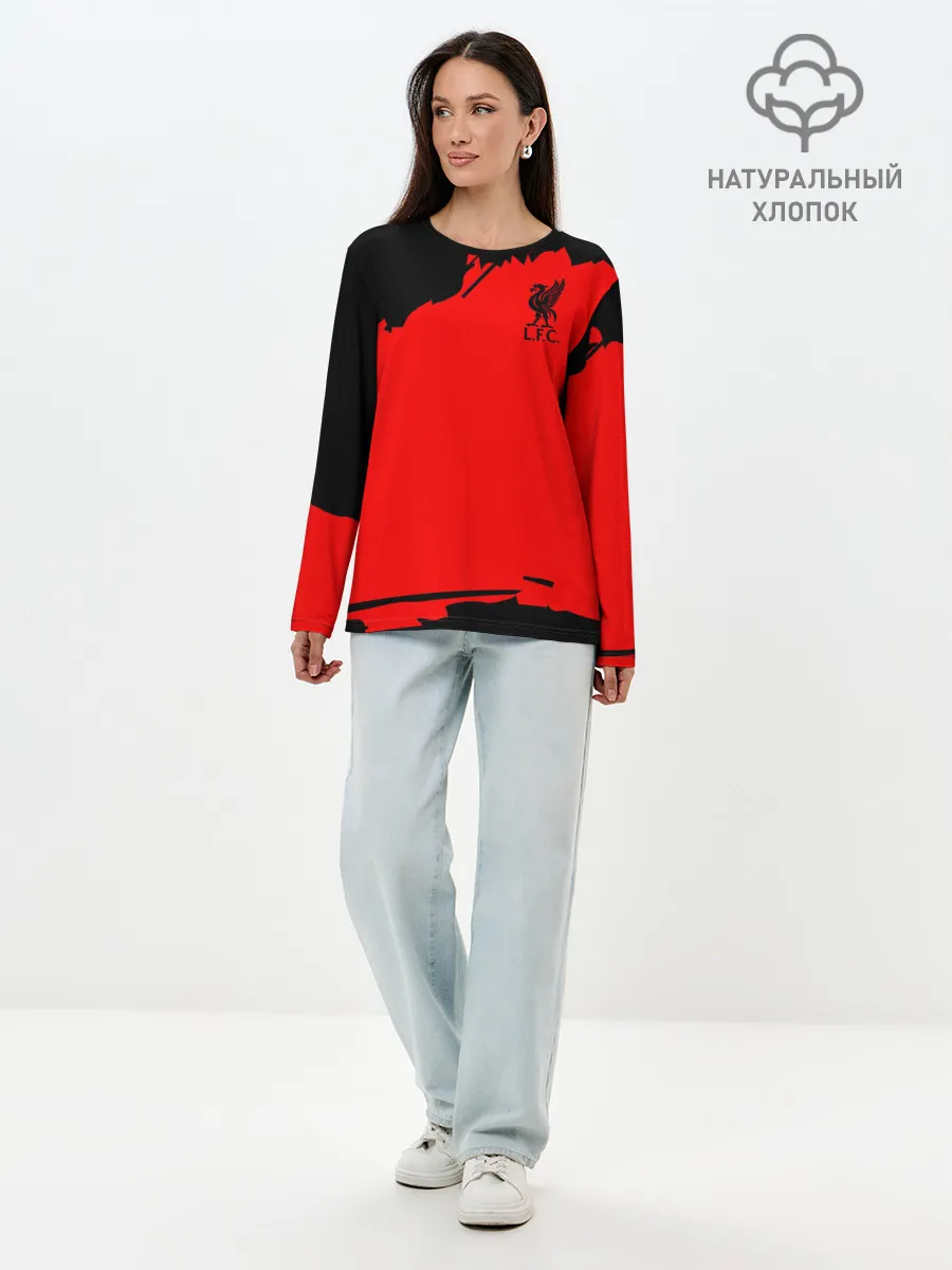 Лонгслив женский. Хлопок / Liverpool F.C.