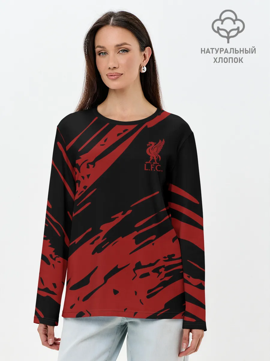 Лонгслив женский. Хлопок / Liverpool F.C.