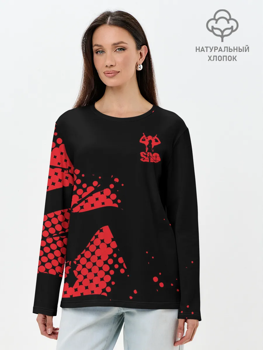 Лонгслив женский. Хлопок / Sword Art Online