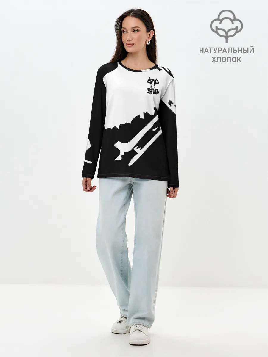 Лонгслив женский. Хлопок / Sword Art Online