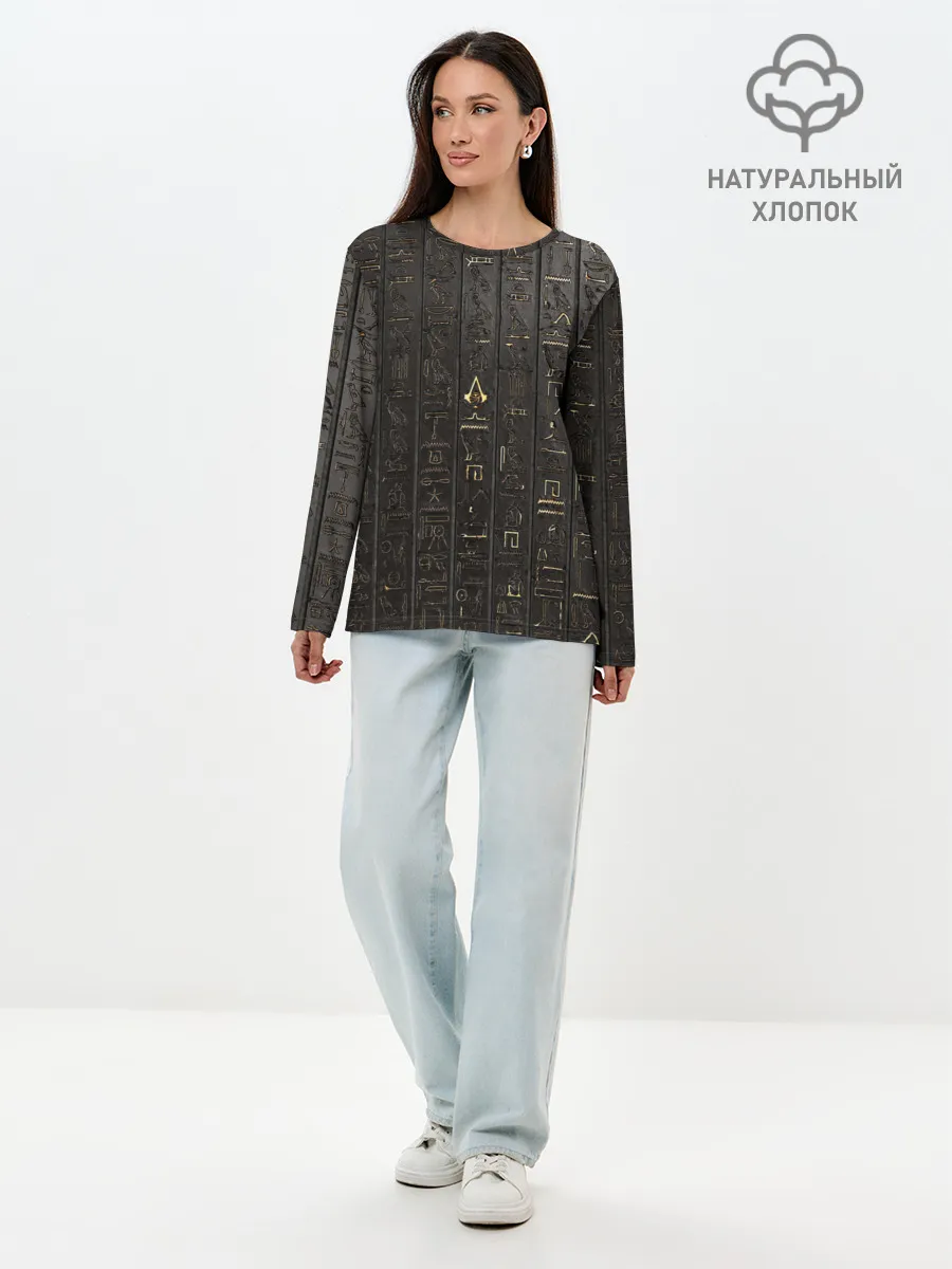 Лонгслив женский. Хлопок / ASSASSINS CREED:ORIGINS