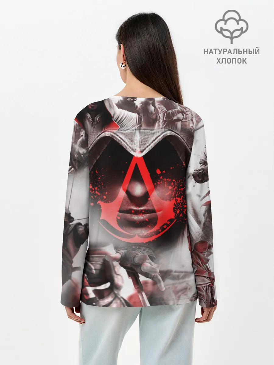 Лонгслив женский. Хлопок / ASSASSINS CREED