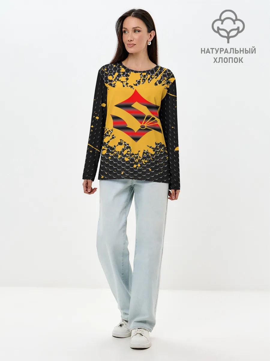 Лонгслив женский. Хлопок / Sabaton