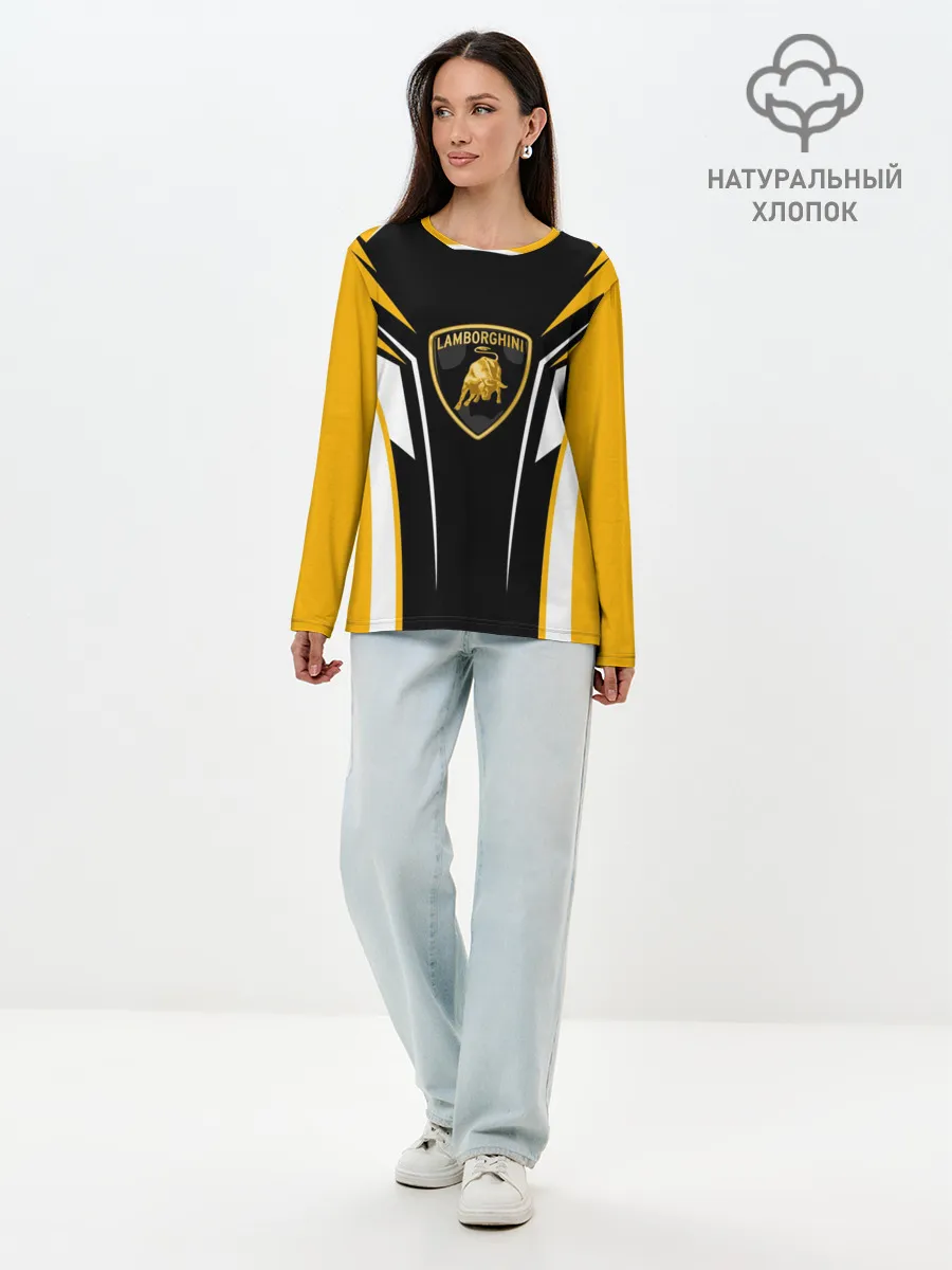 Лонгслив женский. Хлопок / Ламборгини Форма
