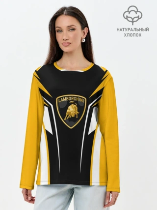 Лонгслив женский. Хлопок / Ламборгини Форма