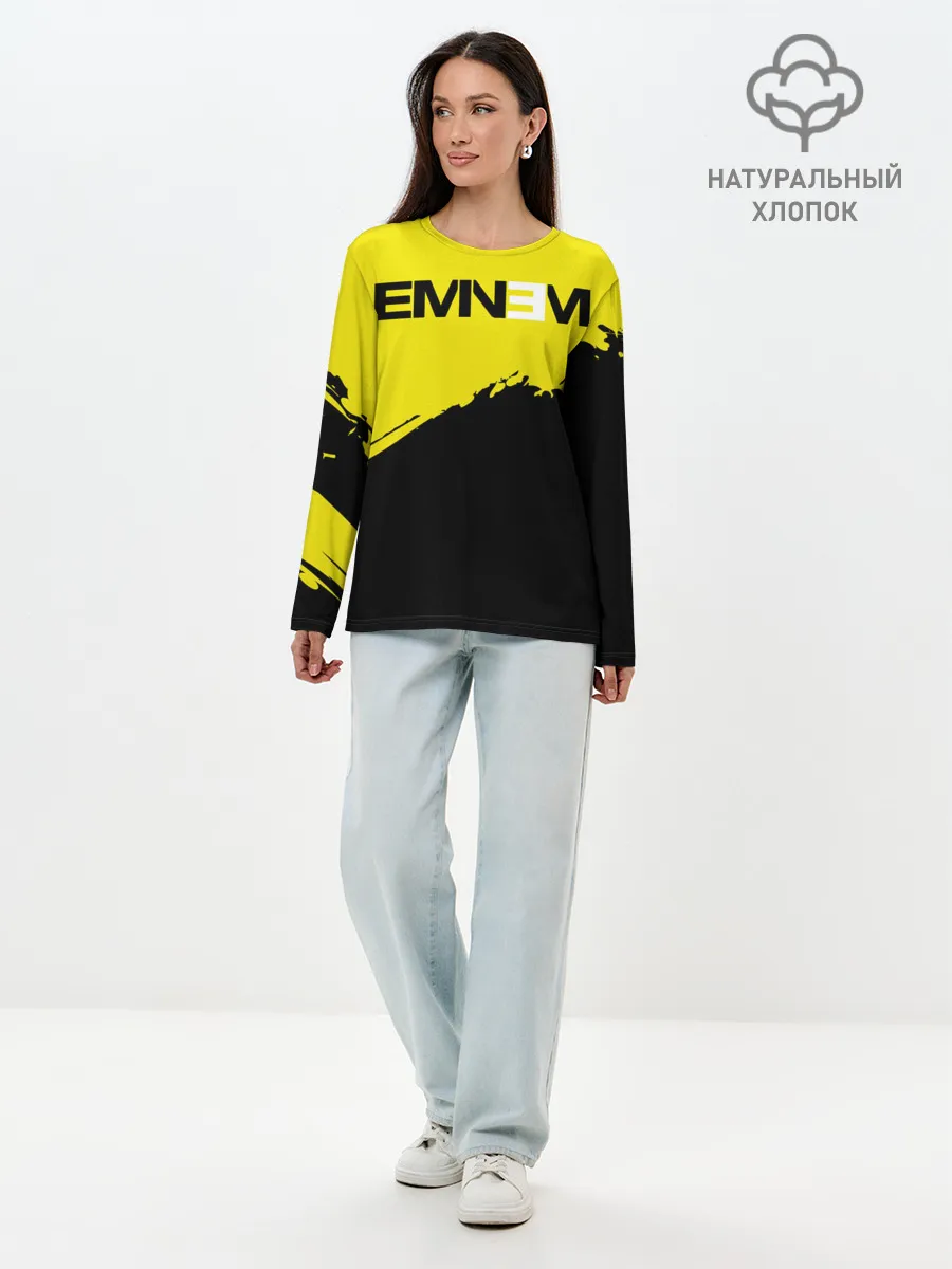 Лонгслив женский. Хлопок / Eminem