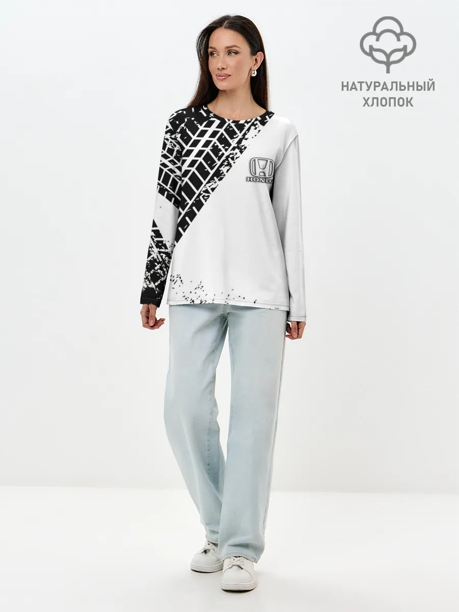 Лонгслив женский. Хлопок / HONDA