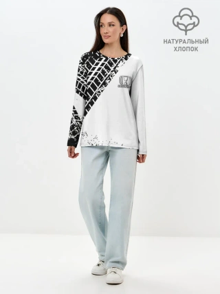 Лонгслив женский. Хлопок / HONDA