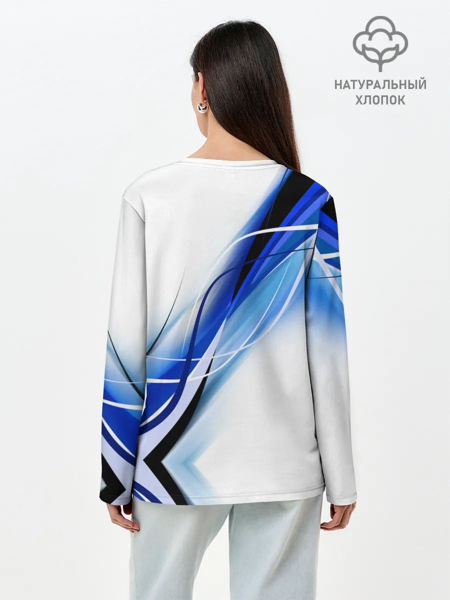 Лонгслив женский. Хлопок / BMW