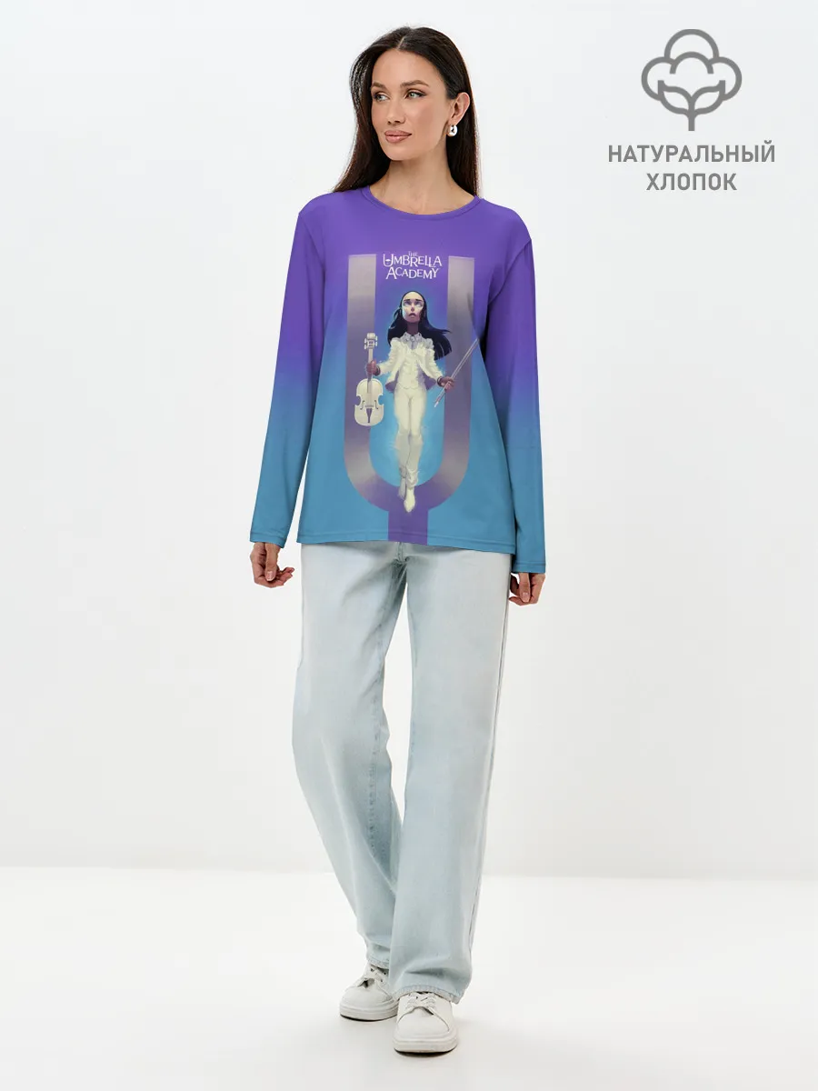 Лонгслив женский. Хлопок / The umbrella academy