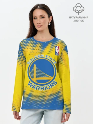 Лонгслив женский. Хлопок / Golden State Warriors