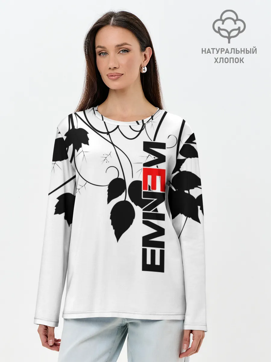 Лонгслив женский. Хлопок / Eminem