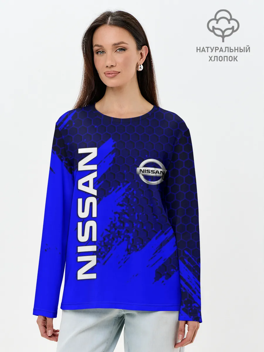 Лонгслив женский. Хлопок / NISSAN