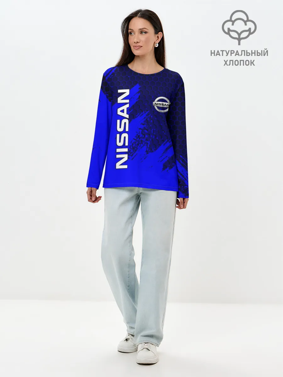 Лонгслив женский. Хлопок / NISSAN