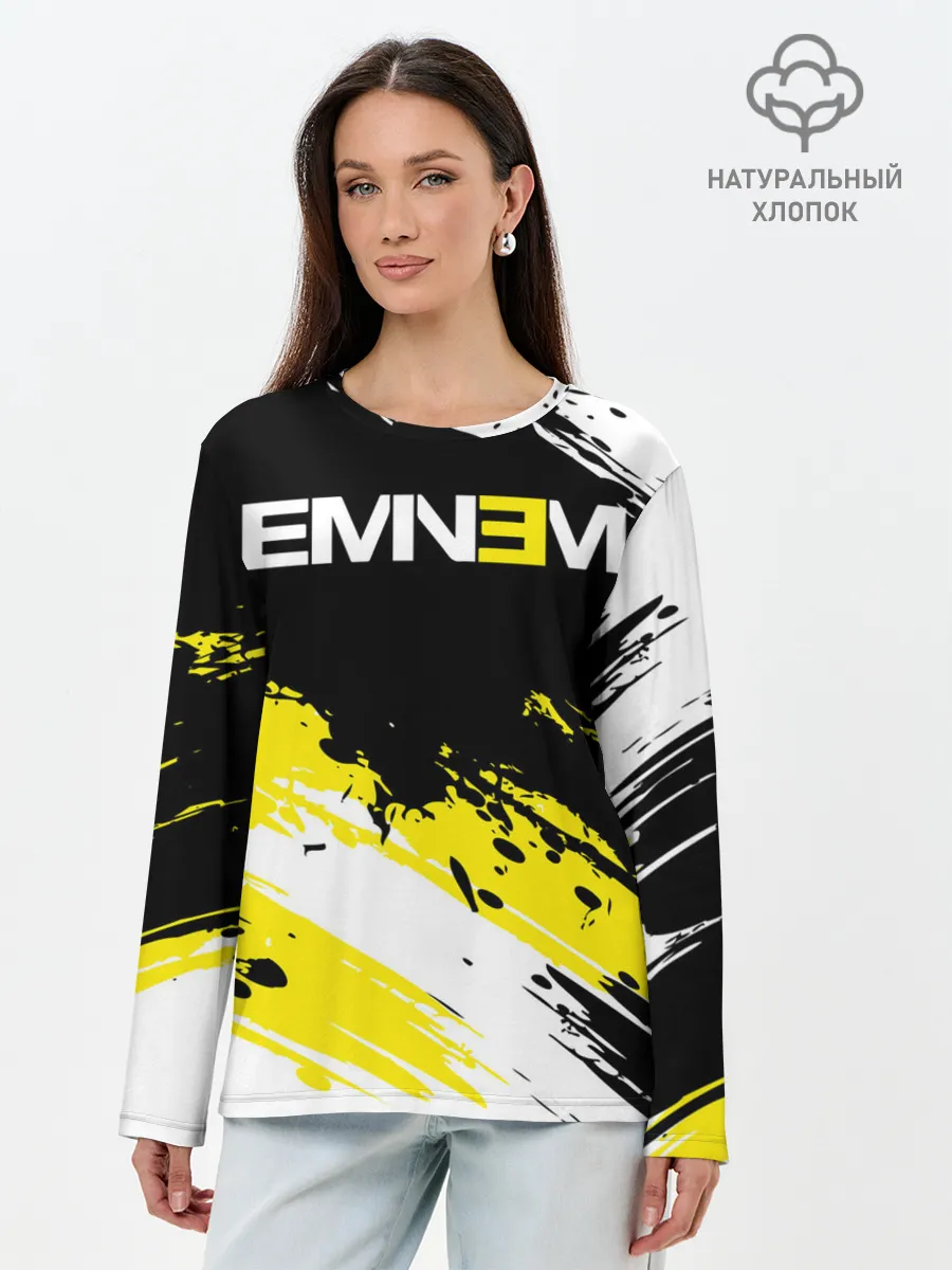 Лонгслив женский. Хлопок / Eminem