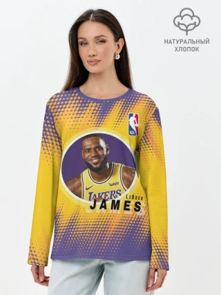 Лонгслив женский. Хлопок / LeBron James