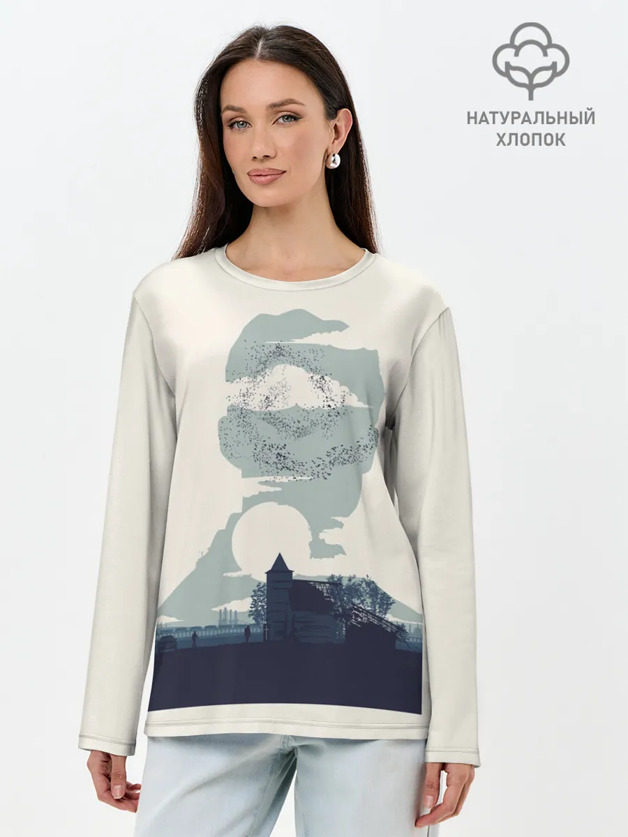 Лонгслив женский. Хлопок / Настоящий детектив