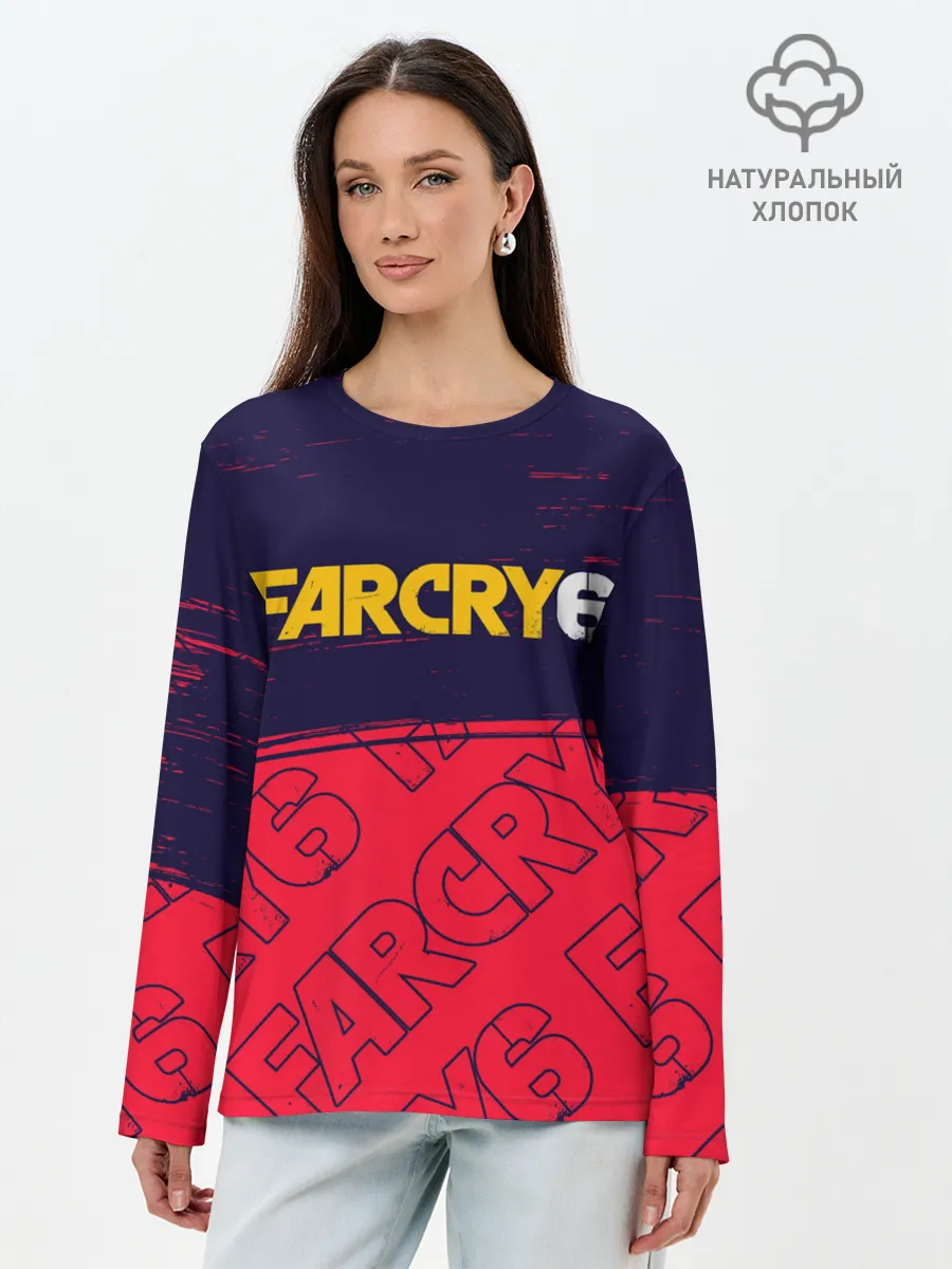 Лонгслив женский. Хлопок / FAR CRY 6 / ФАР КРАЙ 6