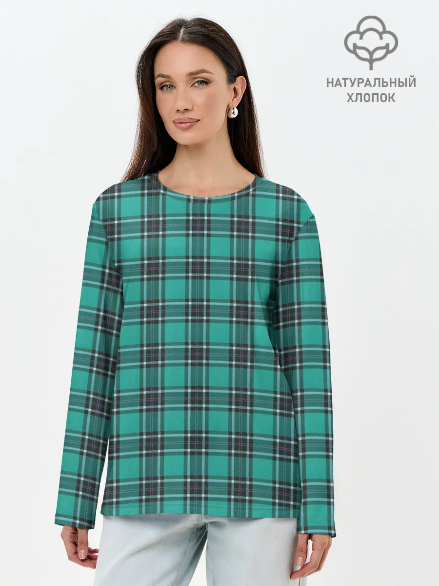 Лонгслив женский. Хлопок / Джентльмены