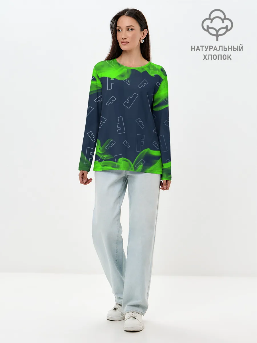 Лонгслив женский. Хлопок / FORTNITE / ФОРТНАЙТ