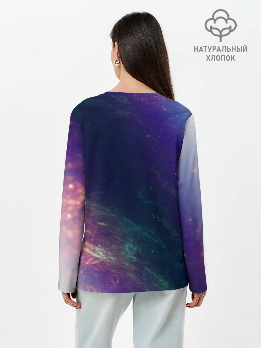 Лонгслив женский. Хлопок / NASA / НАСА