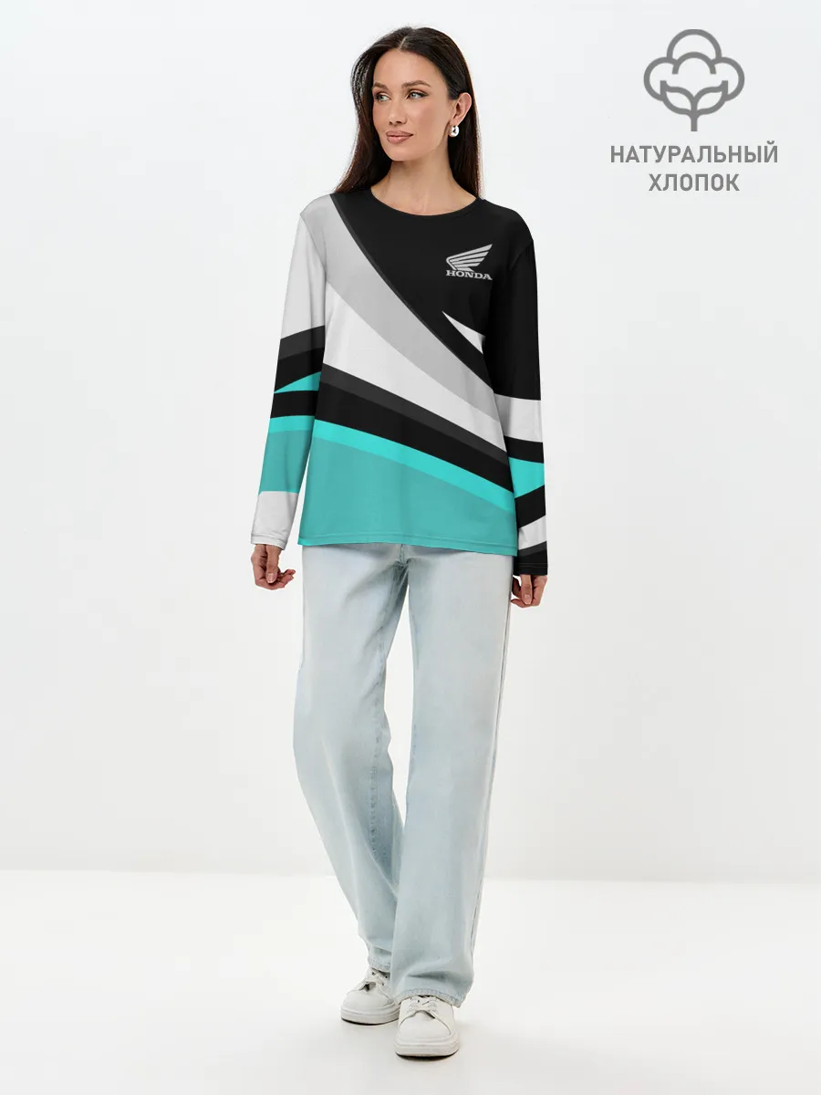 Лонгслив женский. Хлопок / HONDA