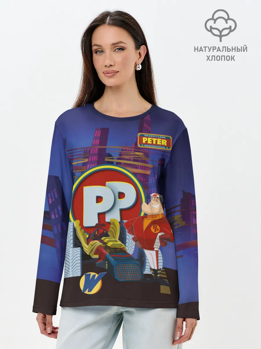 Лонгслив женский. Хлопок / Peter Perfect PP