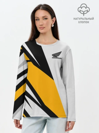 Лонгслив женский. Хлопок / HONDA
