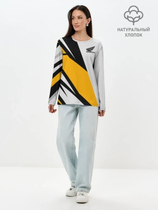 Лонгслив женский. Хлопок / HONDA