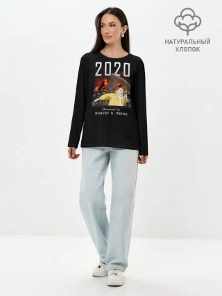 Лонгслив женский. Хлопок / 2020 год